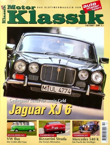 Deckblatt Motor Klassik (10/1997)
